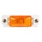 Truck-Lite 15 Series, Rail Mount, Incandescent, Yellow Rectangular, 1 Bulb, Marker Clearance Light, Pc2 15008Y - alternate 1